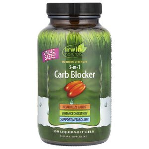 Irwin Naturals Carb Blocker 3-in-1 - תוסף לבלימת פחמימות