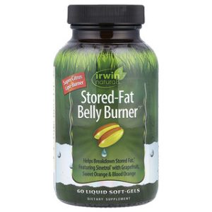 Irwin Naturals Stored-Fat - כדורי שריפת שומן בבטן - 60 יחידות