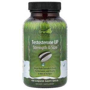 Irwin Naturals Testosterone UP - תוסף לגבר 60 כמוסות