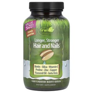 Irwin Naturals - תוסף שיער וציפורניים חזקות