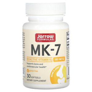 Jarrow MK-7 180 מק"ג - ויטמין K2 טבעי - 30 כמוסות