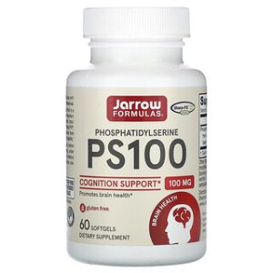Jarrow PS100 - פוספטידילסרין 100 מ"ג - 60 כמוסות