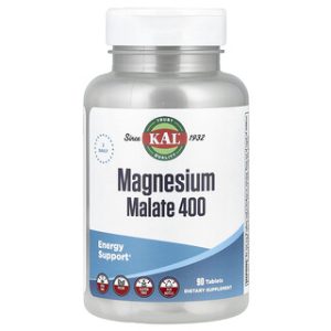 KAL Magnesium Malate 400 - 90 טבליות - תוסף תזונה