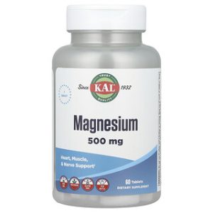 KAL Magnesium - תוסף מגנזיום 60 טבליות - בריאות