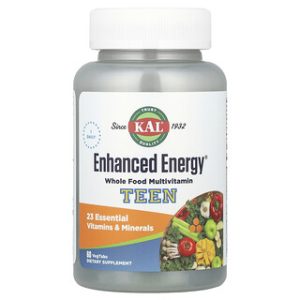 KAL - Teen Multivitamin 60 VegTabs - תוסף אנרגיה משופר