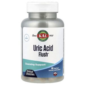 KAL Uric Acid Flush - להורדת חומצת שתן - 60 כמוסות
