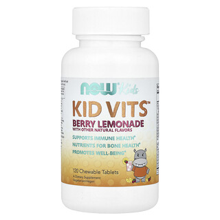 Kid Vits™ NOW Foods - ויטמינים לילדים בטעם לימונדה