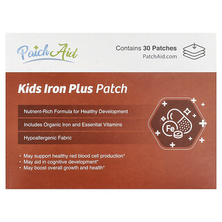 Kids Iron Plus Patch - מדבקות ברזל לילדים - 30 יחידות