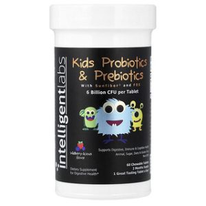 Kids Probiotics & Prebiotics - טבליות לילדים בטעם פירות יער