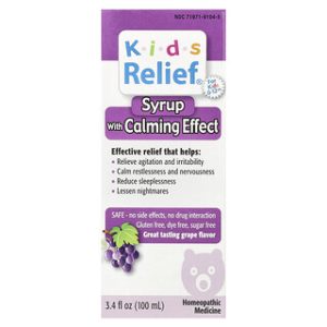 Kids Relief - סירופ הרגעה לילדים , ענבים - Homeolab