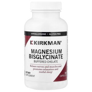 Kirkman Labs - מגנזיום ביסגליצינאט 180 כמוסות