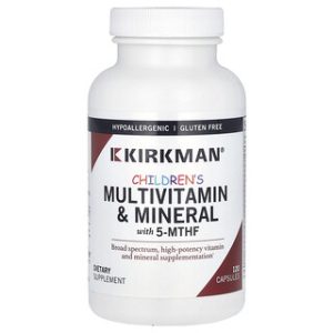 Kirkman Labs - מולטי ויטמין לילדים 5-MTHF - 120 כמוסות