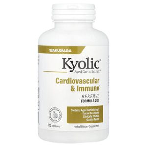 Kyolic Aged Garlic - תוסף לבריאות הלב והגנה - 120 כמוסות