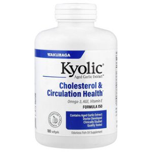 Kyolic Aged Garlic - תוסף לבריאות כלי דם וכולסטרול
