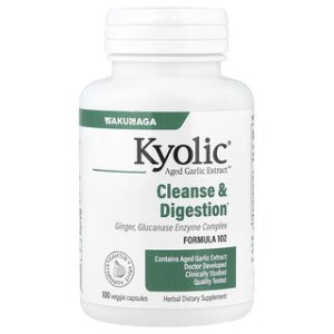 Kyolic שום מיושן - תמיכה בעיכול וניקוי רעלים