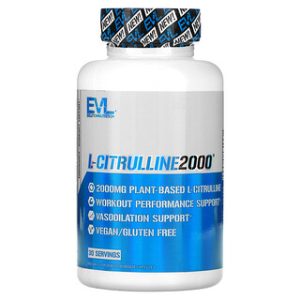 L-Citrulline 2000 EVL, 90 כמוסות - לשיפור ביצועים