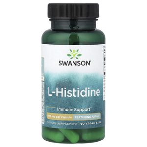 L-Histidine 500 מ"ג , סוואנסון , 60 כמוסות טבעוניות