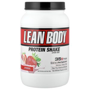 Labrada Lean Body - אבקת חלבון שייק בטעם תות - 1.12 ק"ג