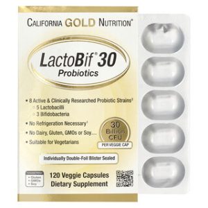 LactoBif 30 פרוביוטיקה - 120 כמוסות California Gold