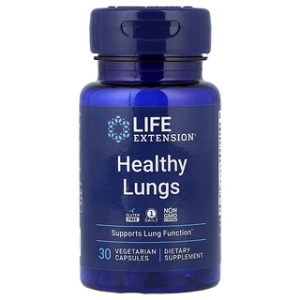 Life Extension Healthy Lungs - כמוסות צמחיות לבריאות הריאות