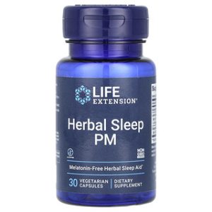 Life Extension Herbal Sleep PM - כמוסות שינה טבעיות