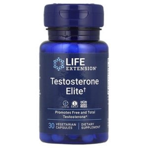 Life Extension Testosterone Elite - תוסף טסטוסטרון - 30 כמוסות