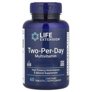 Life Extension Two-Per-Day, ויטמינים מולטי-ויטמין 60 טבליות
