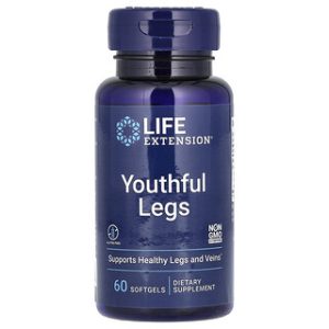Life Extension Youthful Legs - 60 כמוסות לגמישות ורידים