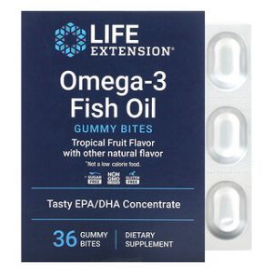 Life Extension אומגה 3 גומי בייביז פירות טרופיים