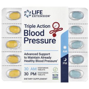 Life Extension לחץ דם משולב AM,PM - 60 טבליות