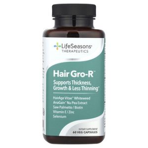 LifeSeasons Hair Gro-R - תוסף לשיער בריא - 60 כמוסות