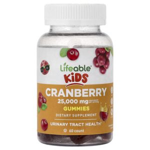Lifeable Kids Cranberry Gummies - 60 יחידות - בריאות ילדים
