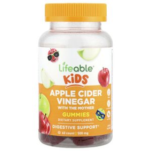 Lifeable Kids תוספי תזונה חומץ תפוחים 60 גומי