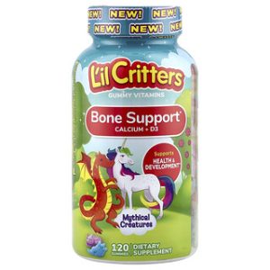 Lil Critters גומיות סידן + D3 לילדים - 120 יח׳
