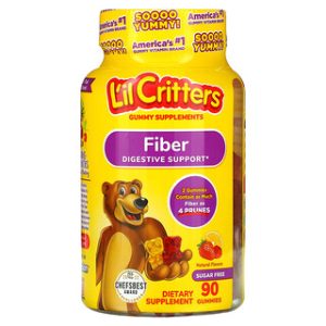Lil Critters - סיבי תזונה לעיכול בריא - 90 גומי