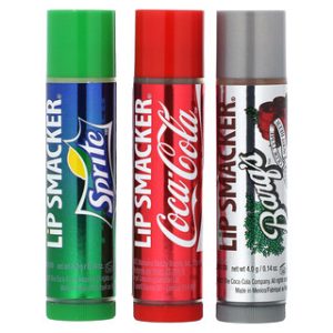 Lip Smacker Coca Cola - סט שלושה ליפ באלם בטעם קולה