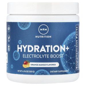 MRM Hydration+ Boost - איזון אלקטרוליטים בטעם מנגו-תפוז