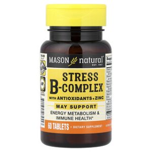 Mason Natural - Stress B-Complex + נוגדי חמצון ואבץ