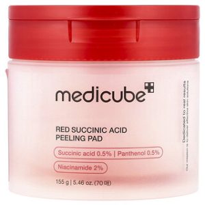 Medicube Red Peeling Pad - פילינג חומצה סוצינית 70 יחידות
