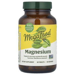 MegaFood מגנזיום 60 טבליות - תוסף תזונה טבעי