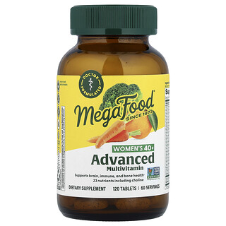 MegaFood - מולטי ויטמין לנשים 40+ - 120 טבליות
