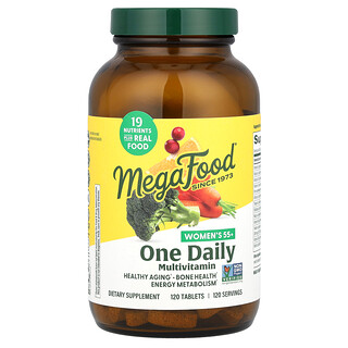 MegaFood - מולטי ויטמין לנשים 55+ - 120 טבליות
