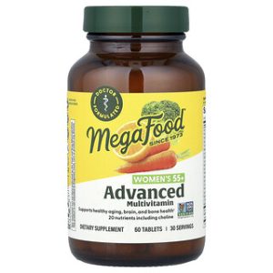 MegaFood - מולטי ויטמין לנשים 55+ מתקדם - 60 טבליות