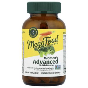 MegaFood - מולטי ויטמין לנשים מתקדם - 120 טבליות