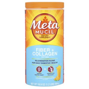 Metamucil, סיבים וקולגן כתומים - לשיפור העיכול