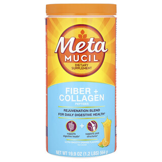 Metamucil, סיבים וקולגן כתומים - לשיפור העיכול