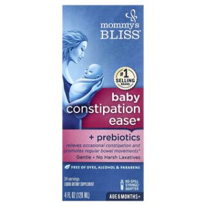Mommys Bliss, הקלה לעצירות תינוקות + פרביוטיקה