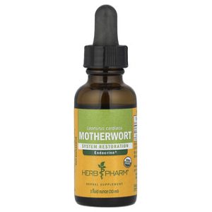 Motherwort Herb Pharm - תמיסת אם-הלב 30 מ"ל לבריאות הלב