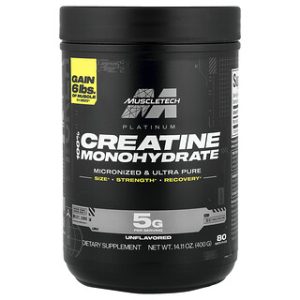 MuscleTech קריאטין מונוהידראט 400 גרם - טהור וללא טעם