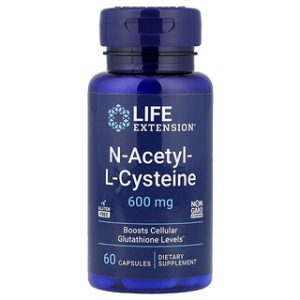 N-Acetyl-L-Cysteine 600 מ"ג - Life Extension - 60 כמוסות